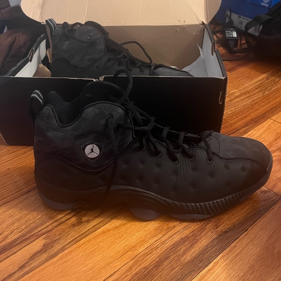 Michael Jordan Black Athletic Sneakers - Picture 1 of 7